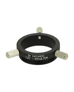 1.25" clamp to M37x0.75 male thread adapter