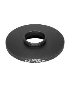 46mm microscope dovetail to C-mount male thread adapter, wide