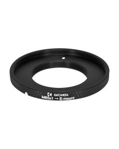 M65x1 female thread to Sony E-mount camera adapter