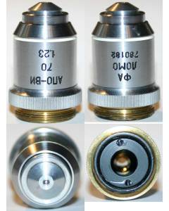 LOMO Microscope Objective - APO 70x1.23, Darkfield Phase Contr.