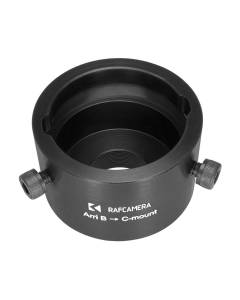 Arri Bayonet (Arri-B) lens to C-mount camera adapter