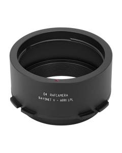 Bayonet V lens to Arri LPL camera mount adapter