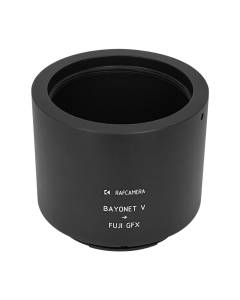Bayonet V (Kiev-88, Salyut-S, Hasselblad 1000F) lens to Fuji GFX camera mount adapter