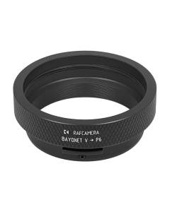 Bayonet V lens to Pentacon Six camera adapter, MACRO