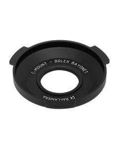 C-mount lens to Bolex Bayonet camera mount adapter