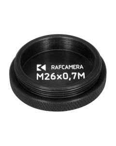 Screw-in cap with M26x0.75 (M26x36tpi) male thread