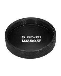 Screw-on cap with M32.5x0.5 female thread for Copal #0 shutter