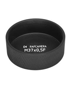 Screw-on cap with M37x0.5 female thread, 12mm deep