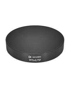 Rear lens cap with M75x0.75 female thread, 11mm deep