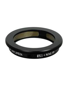 35.5mm clamp to M49x0.75 male thread adapter