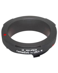 Contax external bayonet lens to Leica M camera mount adapter