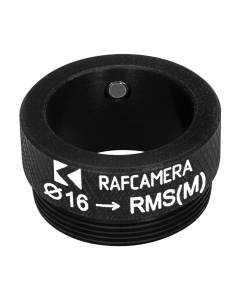 16mm clamp to RMS male thread adapter for Plustek scanner lens