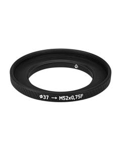 37mm clamp to M52x0.75 female thread adapter (step-up ring) for Kiev-16U lenses