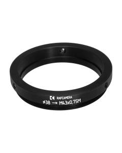 38mm clamp to M43x0.75 male thread adapter for Schneider Macro-Symmar