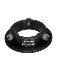 39mm clamp to M67x0.75 male thread adapter (for Kowa 16-A lenses)