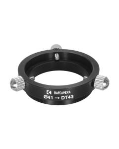 41mm to 43mm dovetail adapter (Zeiss eyepiece tube to PZO microscope)