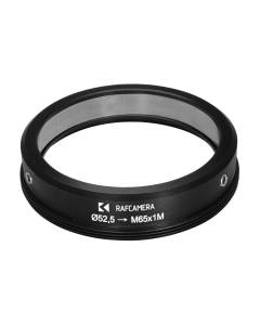 52.5mm clamp to M65x1 male thread adapter (projection lenses on helicoids), SLIM
