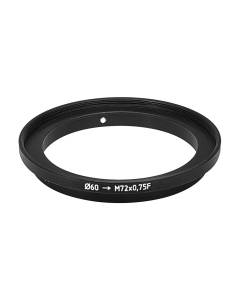 60mm Clamp to use M72x0.75 (72mm) filters on KOWA 16-D