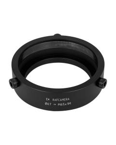 thumbnail image 2 of FotoHigh M65x1 Thread To Pentax 67 Camera Mount Adapter Ring 2 of 2