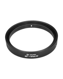 67mm clamp to M72x0.75 female thread adapter
