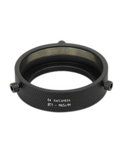 71mm clamp to M65x1 male thread adapter (for Schneider Cinelux)