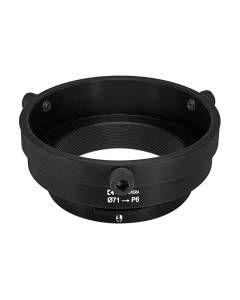 71mm to Pentacon Six adapter (to use Schneider Cinelux lenses)