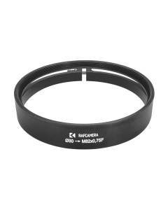 Clamp adapter to use M82 filters on 80mm lenses