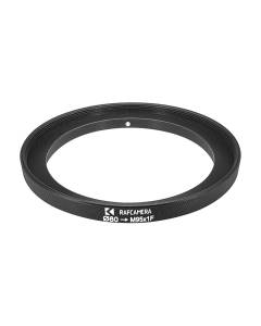 80mm clamp to M95x1 female thread adapter for filters