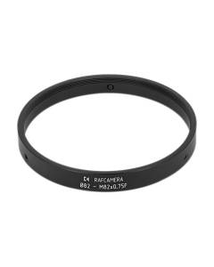 82mm clamp to M82x0.75 female thread adapter