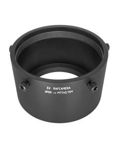 88mm clamp to M77x0.75 male thread adapter
