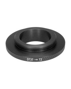 37mm microscope dovetail to T2 (M42x0.75) male thread adapter
