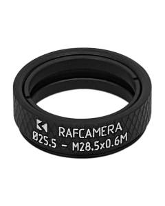25.5mm filter holder with M28.5x0.6 male thread