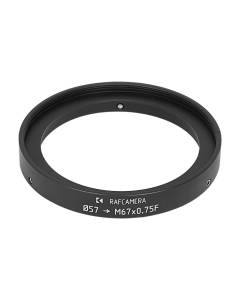 57mm clamp to M67x0.75 female thread adapter for LOMO OKC1-35-1