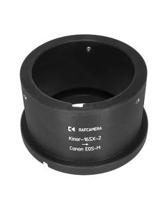 Kinor-16SX-2 lens to Canon EOS-M (EF-M mount) camera adapter