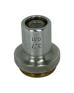 LOMO Microscope Objective - Achromat 3.7x0.11 (rare low power)
