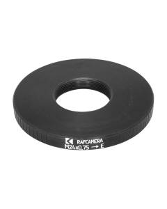 M24x0.75 female thread to Sony E-mount camera adapter