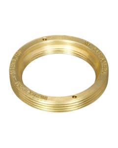 M25x0.75 male to M19x0.75 female thread adapter, flangeless, bronze