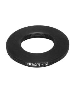 M27x0.75 female to M42x0.75 (T2) male thread adapter