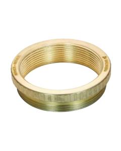 M27x0.75 male to M24x0.75 female thread adapter, bronze