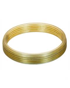M27x0.75 male to M24x0.75 female thread adapter, flangeless, bronze