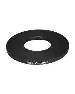 M28x0.75 female thread to Sony/Minolta A-mount camera adapter
