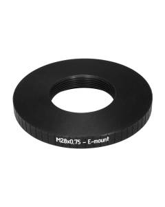 M28x0.75 female thread to Sony E-mount camera mount adapter