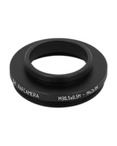 M30.5x0.5 male to M42x1 male thread adapter