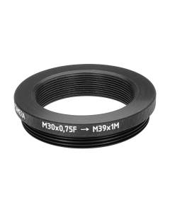 M30x0.75 female to M39x1 (LTM) male thread adapter