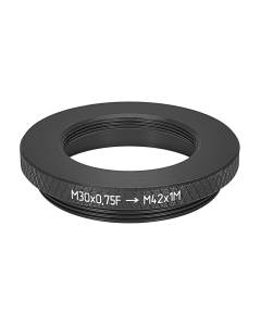 M30x0.75 female to M42x1 male thread adapter