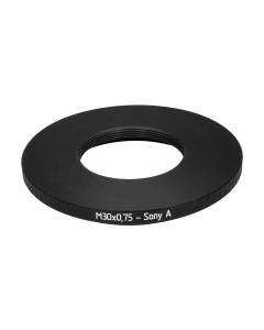 M30x0.75 female thread to Sony/Minolta A-mount camera adapter
