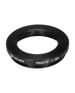 M30x0.75 female to T2 male thread adapter