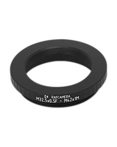M32.5x0.5 female to M42x1 male thread adapter