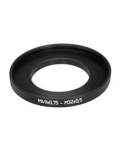 M32x0.5 to M49x0.75 step-up ring for Watershot housing and Kern Switar
