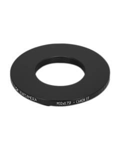 M32x0.75 thread to Canon EOS camera mount adapter